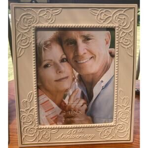 Lenox Portrait Gallery Frame 8” X 10” Lenox Wedding Memories 50th Anniversary